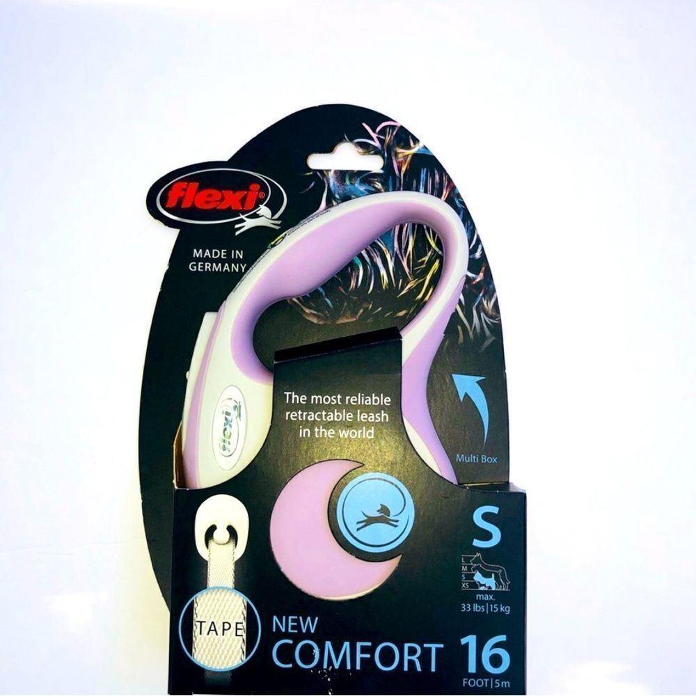 Flexi Strap Leash Comfort Cord Pink Rose Small NWT